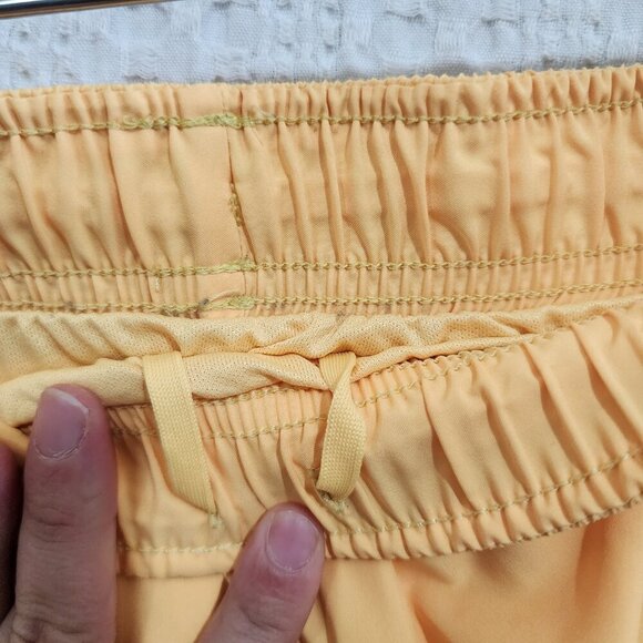 Nike Tempo Plus Size Brief Lined Athletic Running Shorts in Yellow Size XXL - Picture 3 of 12